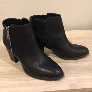 Express black booties, size 8